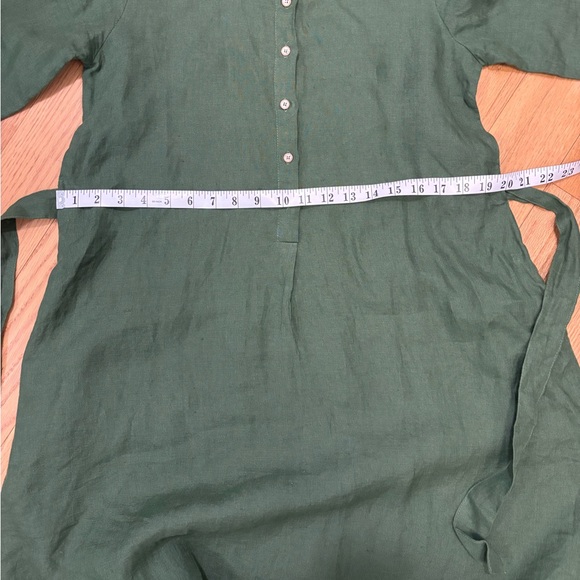 Bower Hand Made Linen Midi Dress - Picture 12 of 13